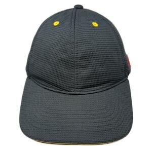 Apparel Collection Snapback Black Hat One Size McDonalds Logo Mesh Waffle Cap